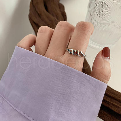 Brass Adjustable Cuff Rings FS-WGBA866-06-1