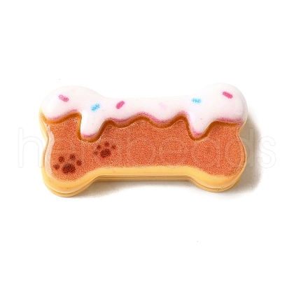 Paw Print Theme Opaque Resin Cabochon CRES-I040-02A-1