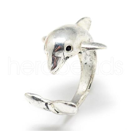 Adjustable Alloy Cuff Finger Rings RJEW-S038-080-1