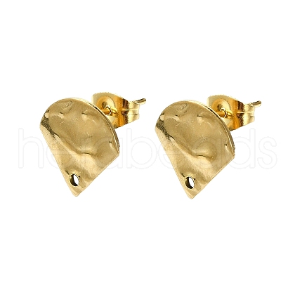 304 Stainless Steel Stud Earring Findings STAS-L024-003G-04-1