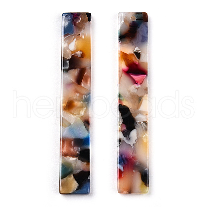 Cellulose Acetate(Resin) Big Pendants KY-TAC0013-01-1