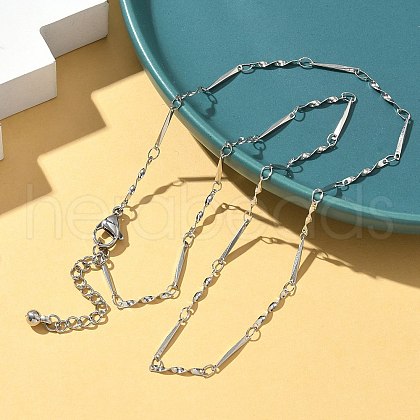 304 Stainless Steel Necklaces NJEW-JN05265-1