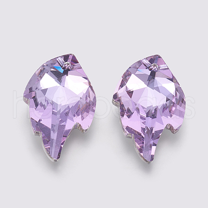 K9 Glass Rhinestone Pendants GLAA-K034-A02-1