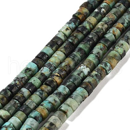 Natural African Turquoise(Jasper) Beads Strands G-A220-B03-01-1