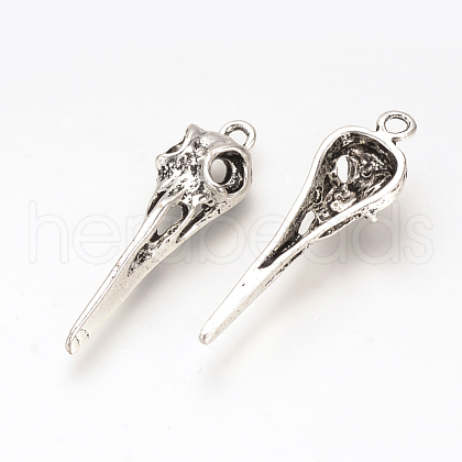 Tibetan Style Alloy Pendants TIBEP-R346-30AS-NR-1