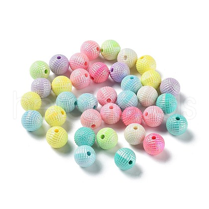 Opaque Acrylic Beads X1-OACR-Z013-32-1