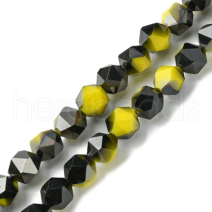 Electroplate Glass Beads Strands EGLA-K061-06A-HP02-1