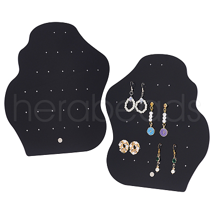 Acrylic Earring Display Stands EDIS-WH0006-28A-1