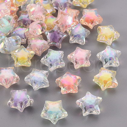 Transparent Acrylic Beads X-TACR-S152-02D-1