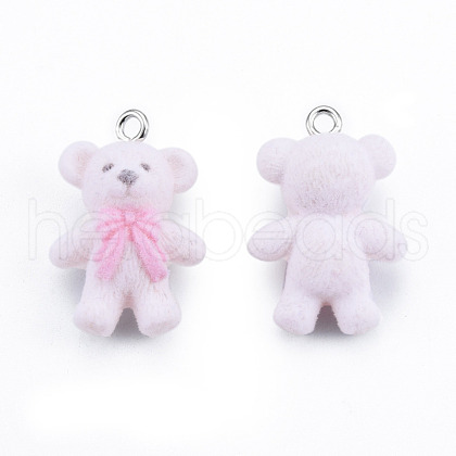 Opaque Resin Pendants RESI-T053-12-1