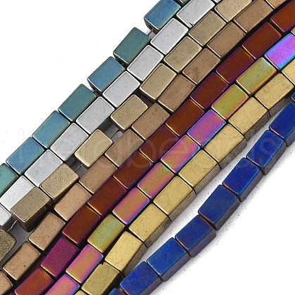 Electroplated Synthetic Non-magnetic Hematite Beads Strands G-A263-C01-01-1