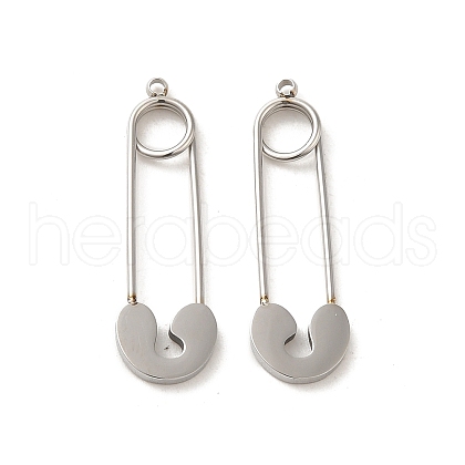 Non-Tarnish 304 Stainless Steel Pendants STAS-L022-382P-1
