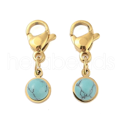 Ion Plating(IP) 316 Surgical Stainless Steel Pendant Decorations STAS-A097-04G-14-1
