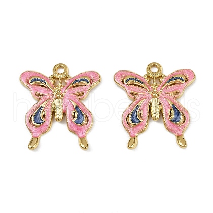 304 Stainless Steel Enamel Pendants STAS-L290-19B-G-1