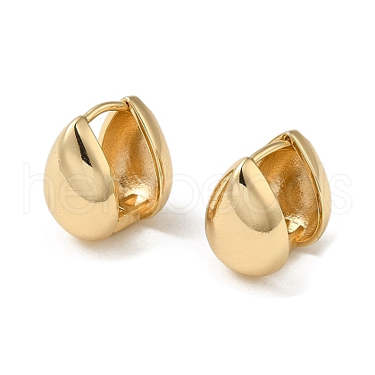 Brass Hoop Earrings EJEW-L271-28KCG-1