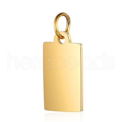 Ion Plating(IP) 304 Stainless Steel Pendants STAS-I311-31C-G-1