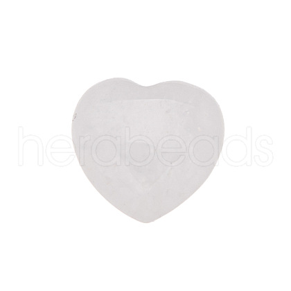 Natural Quartz Crystal Heart Sculpture Display Decorations PW-WG48DEF-05-1