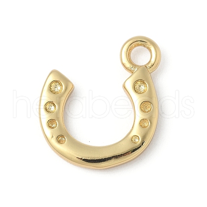 U-Shaped Brass Pendants KK-Q091-06G-1