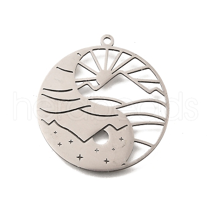 304 Stainless Steel Pendants STAS-S176-23P-1