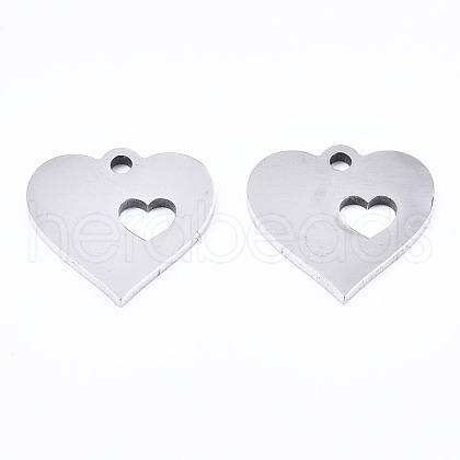 Non-Tarnish 201 Stainless Steel Pendants STAS-T044-212P-1
