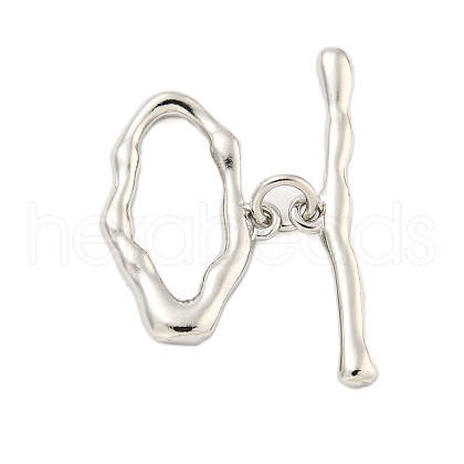 Brass Toggle Clasps KK-A223-15P-1