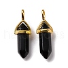 Natural Obsidian Pendants G-K329-67G-2