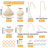 BENECREAT DIY Dangle Earrings Making Kit DIY-BC0004-48-2