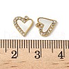304 Stainless Steel Rhinestone Shell Pendants STAS-V015-19G-3