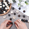 Gorgecraft 90Pcs 3 Colors Natural Wood European Style Beads OPDL-GF0001-01-3