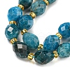 Natural Apatite Beads Strands G-N342-48-4