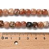 Natural Plum Blossom Jasper Beads Strands G-H078-C31-01-5