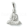 Non-Tarnish 304 Stainless Steel Pendants STAS-L275-11P-1