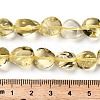 Natural Lemon Quartz Beads Strands G-P568-C02-01-5