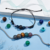   28Pcs 7 Styles Mixed Gemstone European Beads G-PH0002-37-5