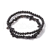 Chip & Round Natural Obsidian Beaded Stretch Bracelets for Women BJEW-JB10189-02-1