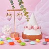 SUNNYCLUE 40Pcs 10 Colors Heart Silicone Beads for Keychain Making Cute Silicone Beads Bulk Silicone Bead Kit for Jewelry DIY Craft Making SIL-SC0001-95-4