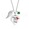 Heart with Wing Urn Ashes Pendant Necklace PW-WG4984E-05-1