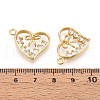 Brass Micro Pave Cubic Zirconia Pendants KK-N265-34G-3