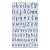 Alphabet Theme Steel Cutting Dies Stencils DIY-WH0198-028-1