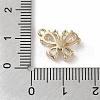 Brass Micro Pave Cubic Zirconia Charms KK-G491-28G-01-3