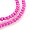Synthetic Turquoise Beads Strands TURQ-G106-4mm-02K-3