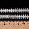 Transparent Electroplate Glass Beads Strands EGLA-N012-19C-4