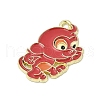 Alloy Enamel Pendants ENAM-D301-01G-09-2
