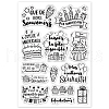 Custom Summer Theme PVC Plastic Clear Stamps DIY-WH0631-0077-8