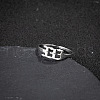 Number 201 Stainless Steel Adjustable Cuff Rings FS-WG22891-06-1