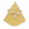 Polypropylene Pendants HJEW-P019-04P-05-1