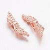 Tibetan Style Alloy Beads TIBEB-S039-036RG-RS-1