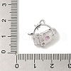 Brass Micro Pave Cubic Zirconia Pendants KK-K371-01P-3