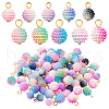 Imitation Pearl Acrylic Charms PALLOY-AB00229-1