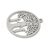 304 Stainless Steel Pendants STAS-V016-06P-2